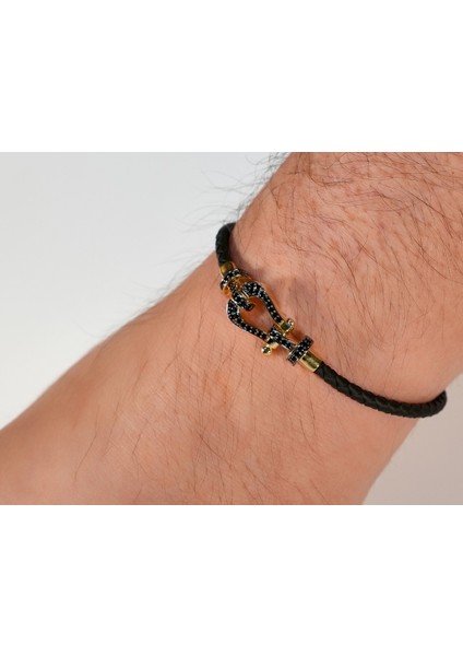 14 Ayar Altın 5.29 Gram Çapalı Erkek Bilekliği fiyatları