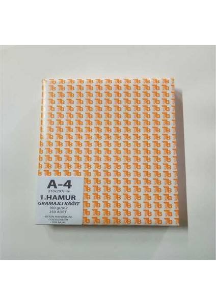 Gramajlı A4 Kağıt 160 gr 250'LI
