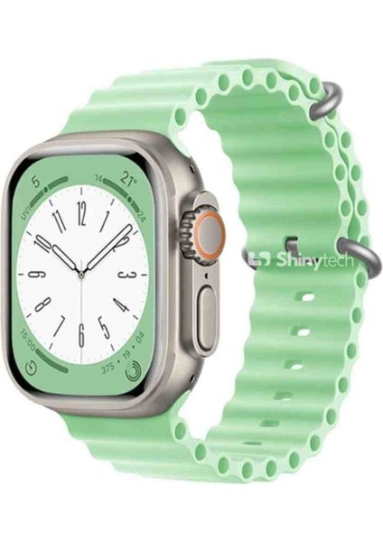 Apple Watch Ultra Uyumlu 49MM Ocean Silikon Kordon
