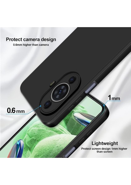 Huawei Nova 12S Kılıf Lansman Kamera Korumalı Içi Kadife Yumuşak Renkli Silikon Kapak Mat Hisli Süet Liquid fırsatları