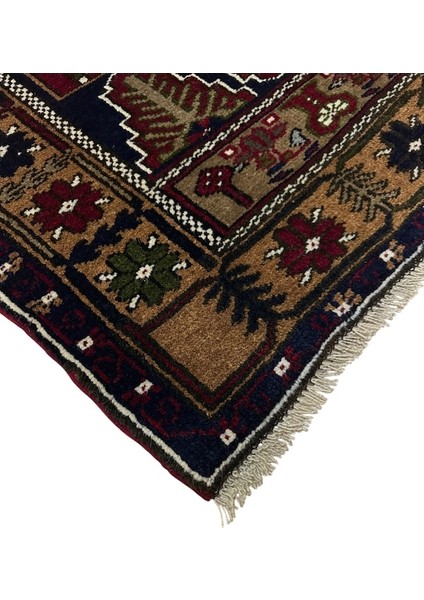 El Dokuma Çamardı Seccade 82X124 Lacivert %100 Yün Namazlık fiyatları