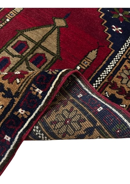 El Dokuma Çamardı Seccade 82X124 Lacivert %100 Yün Namazlık indirimleri