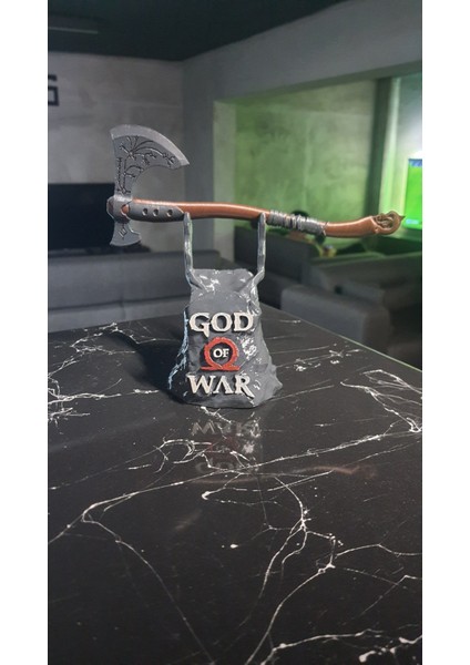 God Of War Ps4 / Ps5 / Xbox Kol Tutucu Stand Kratos Baltalı Kontrol Ünitesi Standı Joystick-Telefon Tutucu Dekor Ürünü
