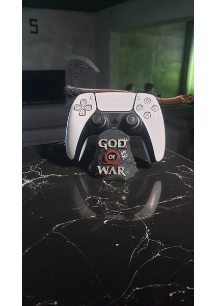 God Of War Ps4 / Ps5 / Xbox Kol Tutucu Stand Kratos Baltalı Kontrol Ünitesi Standı Joystick-Telefon Tutucu Dekor Ürünü fiyatları