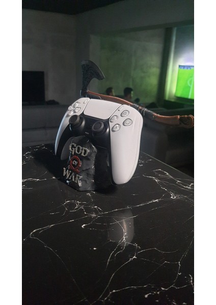 God Of War Ps4 / Ps5 / Xbox Kol Tutucu Stand Kratos Baltalı Kontrol Ünitesi Standı Joystick-Telefon Tutucu Dekor Ürünü modelleri