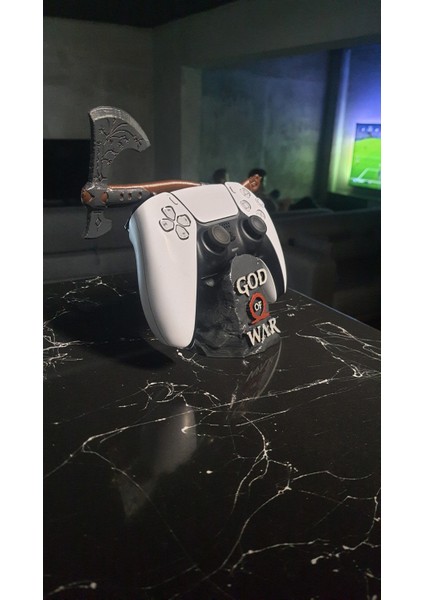 God Of War Ps4 / Ps5 / Xbox Kol Tutucu Stand Kratos Baltalı Kontrol Ünitesi Standı Joystick-Telefon Tutucu Dekor Ürünü fırsatları