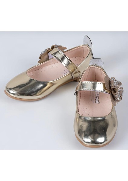 Kız Çocuk Yonca Bantlı Gold Babet fiyatları