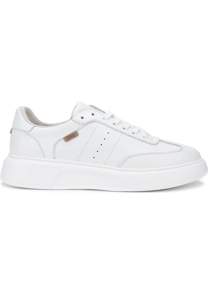 Erkek Deri Beyaz Sneakers & Spor Ayakkabı 04 3508 Erk Ayk SK24-25 Beyaz