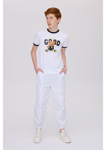 Erkek Çocuk Beyaz Tshirt
