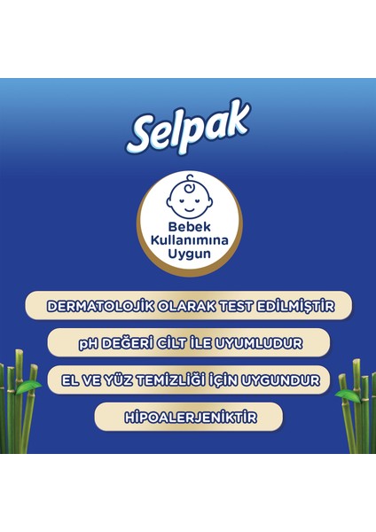 Organik Bambu Özlü & Badem Sütü Özlü Islak Mendil 8'li 400 Yaprak indirimleri