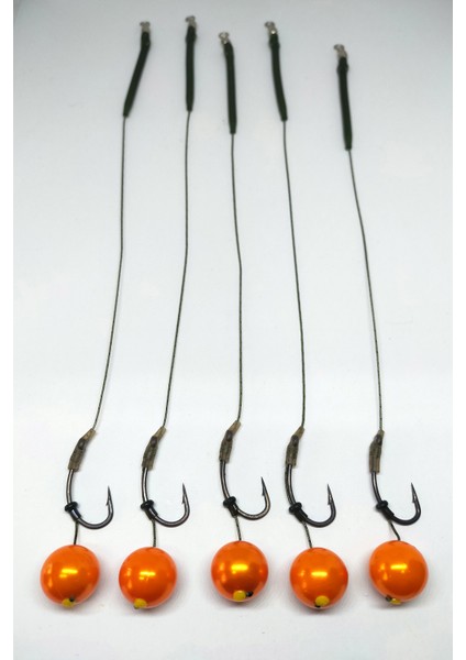 14 mm Batan Efsane Janjan Boncuklu Hazır Rig Takımı (5 Adet)