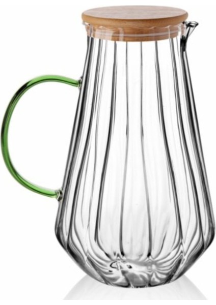 Balsa Metal Kapaklı Cam Sürahi 1500 ml SRH56