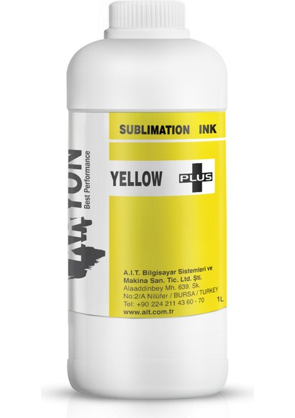 Kryon Plus Yellow Süblimasyon Mürekkep 1 kg