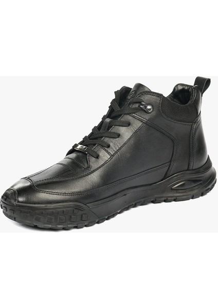 Hakiki Deri Gustavo Siyah Erkek Bot modelleri