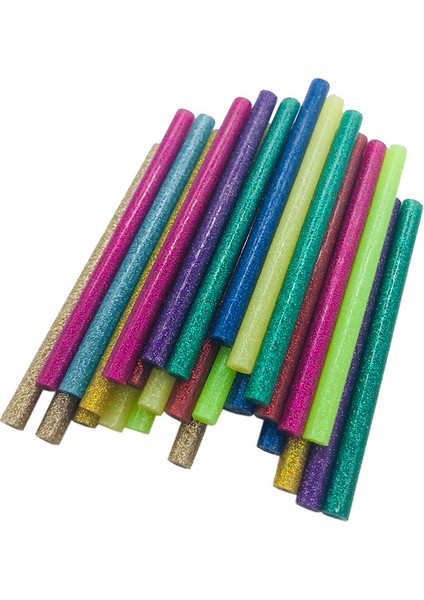 Renkli Sıcak Eritme Yapışkan Çeşitli Glitter Yapışkan Çubuklar 7mm Profesyonel Elektrikli Yapışkan Tabancası Için El Sanatları Onarım (Yurt Dışından) fiyatları