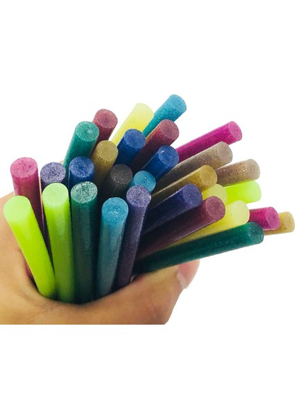 Renkli Sıcak Eritme Yapışkan Çeşitli Glitter Yapışkan Çubuklar 7mm Profesyonel Elektrikli Yapışkan Tabancası Için El Sanatları Onarım (Yurt Dışından) fırsatları
