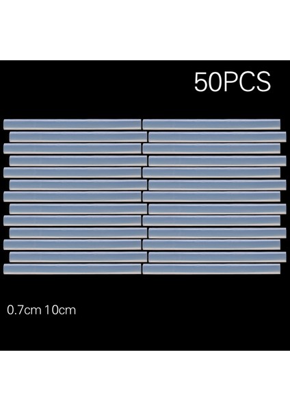 10 cm Uzunluğunda El Yapımı Sıcak Eritme Yapıştırıcı Çubuklar 10 Adet - El Sanatları, Modelleme, Tamir Aracı Için Şeffaf Yapıştırıcı (Yurt Dışından)