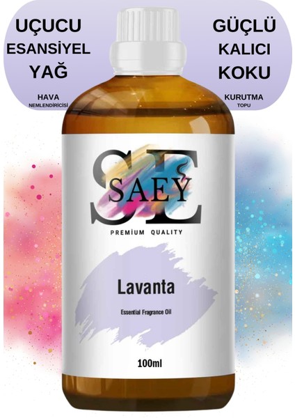 Lavanta Esansiyel Uçucu Koku Yağ Buhurdanlık Yağı Difüzör Esansı Hobi Esans 100ml