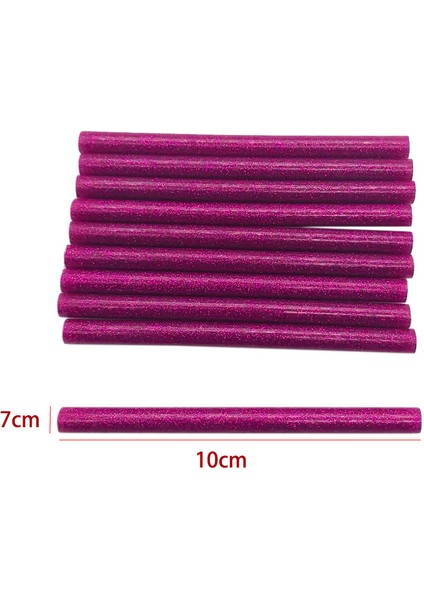 Renkli 7mm* Simli Sıcak Tutkal Çubukları Tutkal Tabancası El Sanatları Telefon Kılıfı Albüm Onarım Aksesuarları Yapışkan Çubuk (Yurt Dışından) fiyatları