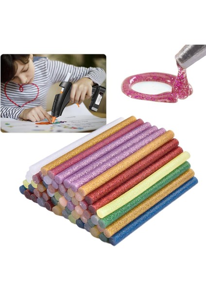 60 Adet 12 Renk Sıcak Eritmeli Yapışkan Yapışkan Çubuk 7 x Dıy Sıcak Tutkal Çubuk Elektrikli Tutkal Tabancası Için El Sanatları Onarım (Yurt Dışından) fiyatları
