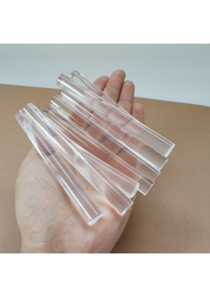 100MM Tarzı 11 mm %100 Saf Şeffaflık Denizkızı Gözyaşları Dıy Yapıştırıcı Şerit Sıcak Tutkal Çubuğu - Yapıştırma Tabancası Için (Yurt Dışından)