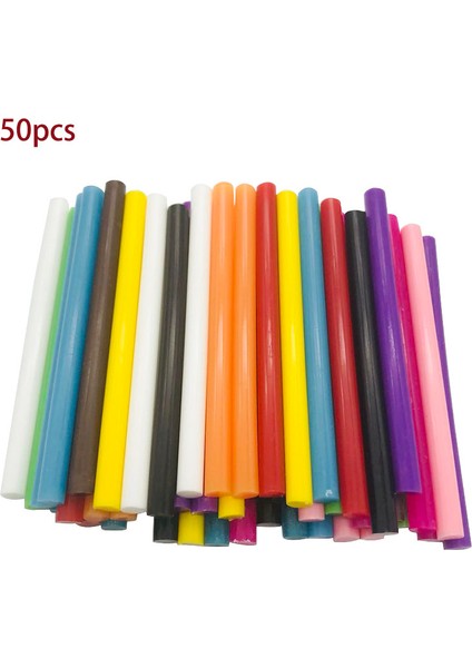 Küçük Elektrikli Yapıştırıcı Tabancası Için Renkli Yapışkan Çubuklar Ambalaj Onarım Dıy Mix Renk Vintage Mühür Balmumu Renkli Yapışkan Çubuk (Yurt Dışından)