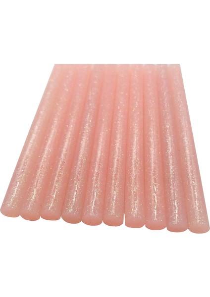 Sıcak Eritme Yapıştırıcı Çubuklar 7mm Renkli Açık Pembe Renk Glitter Yapıştırıcı Çubuklar Elektrikli Yapıştırıcı Tabancası Için Profesyonel Kullanım El Sanatları Onarım (Yurt Dışından)