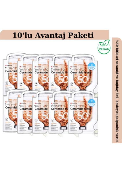 Imphyto Seramid Içerikli Maske 10 Adet