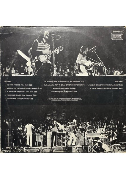 Lindisfarne Live Dönem Baskı LP Plak fiyatları