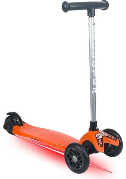 Colorwase LED Işıklı 4 Kademe(50-65 Cm) Ayarlanabilir 3 Tekerlekli Scooter