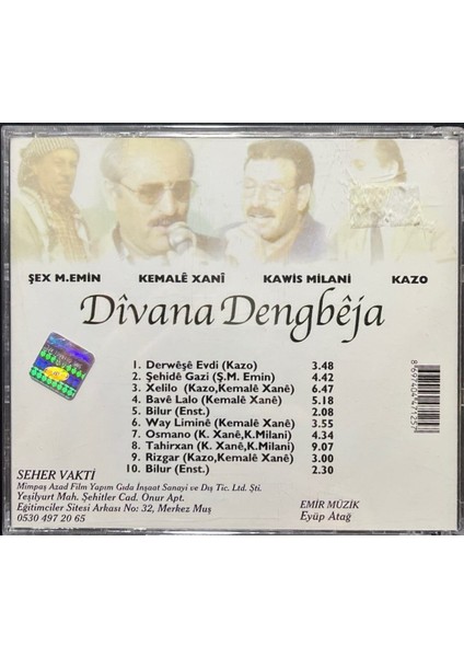 Divana Dengbeja - Seher Vakti Kürtçe CD