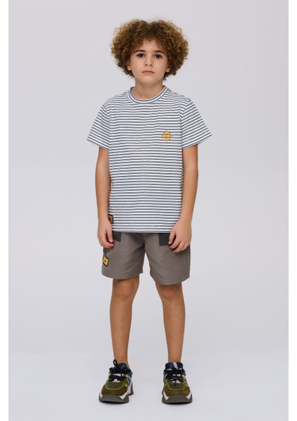 Bg Store Erkek Çocuk Çizgili Tshirt