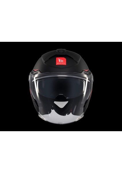 Kask mt Cosmo Sv Çenesiz Gözlüklü Mat Siyah