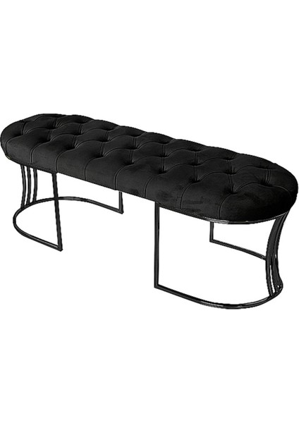 Viego Siyah Bench Puf,metal fiyatları