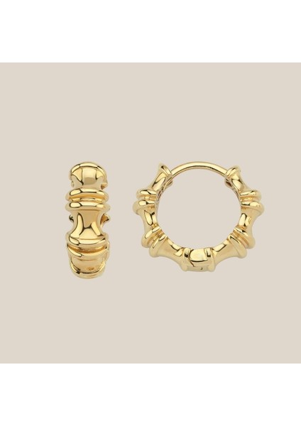 Om Altın Halka Küpe