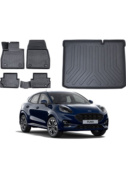 Ford Puma 2020 Model Alt Bagaj Havuzu Paspas Takımı Maxi Eva Serisi