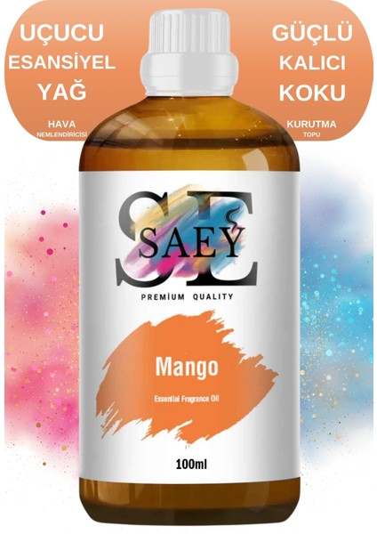 Mango Esansiyel Uçucu Koku Yağ Buhurdanlık Yağı Difüzör Esansı Hobi Esans 100ml