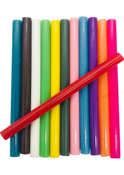 Küçük Elektrikli Yapıştırıcı Tabancalar Için Renkli Yapıştırıcı Sopa - El Sanatları Albüm Onarım Dıy Karışık Renk Vintage Mühür Balmumu Boyalı Yapıştırıcı Sopa (Yurt Dışından)