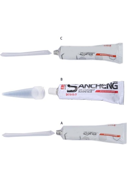 Yarı Saydam Kalın Silikon Kauçuk Lamba Mühürleme Fişi Su Geçirmez Şerit Elektro Transparan Dropship (Yurt Dışından) modelleri