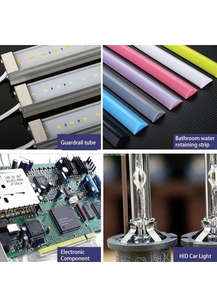 Yarı Saydam Kalın Silikon Kauçuk Lamba Mühürleme Fişi Su Geçirmez Şerit Elektro Transparan Dropship (Yurt Dışından) fırsatları