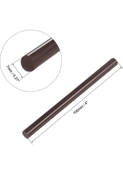 Kahverengi Uxcell Mini Sıcak Tutkal Çubukları Yapıştırma Tabancası Için 0.27 Inç x 4 Inç Kahverengi (Yurt Dışından) fiyatları
