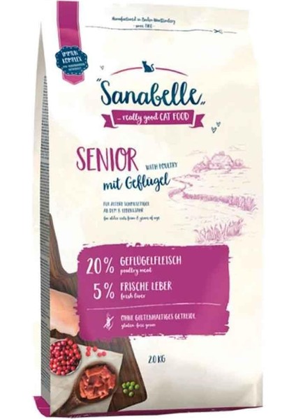 Senior Yaşlı Kedi Maması Kümes Hayvanlı 2 Kg