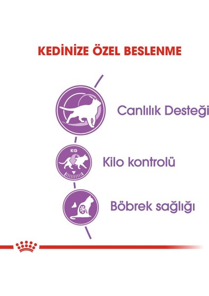 Sterilised +7 Yaşlı Kedi Maması 3.5 Kg