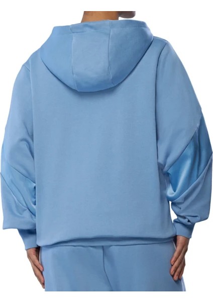 Athletics Mizuno Hoody Kadın Kapüşonlu Sweatshirt Mavi