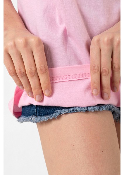 Suriye Yeni Bayrak Pembe Kadın Oversize Tshirt fırsatları