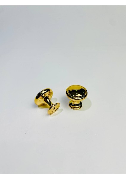 Zamak İstikbal Düğme Kulp - Altın - 40 mm - 5 Adet