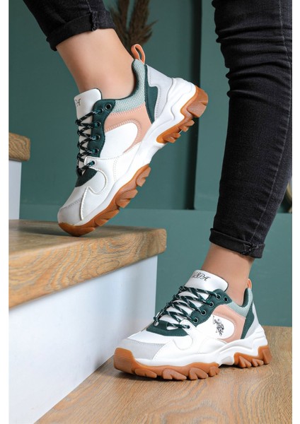 U.s. Polo Assn Tracky Beyaz-Yeşil fiyatları