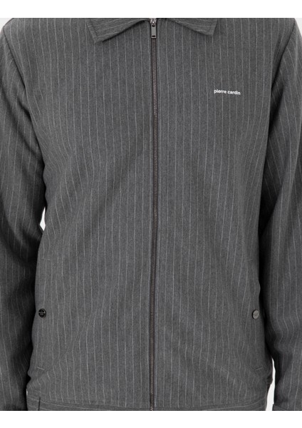 Erkek Antrasit Melanj Regular Fit Örme Hırka 50290679-VR081