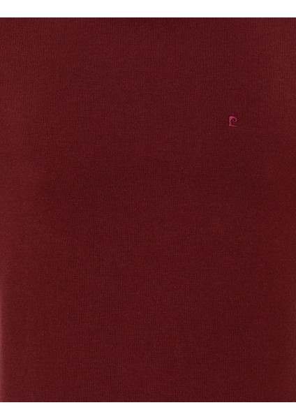 Erkek Bordo Slim Fit Bisiklet Yaka Basic Triko Kazak 50257290-VR014 indirimleri
