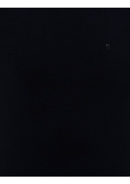 Erkek Lacivert Slim Fit Bisiklet Yaka Basic Triko Kazak 50257290-VR033